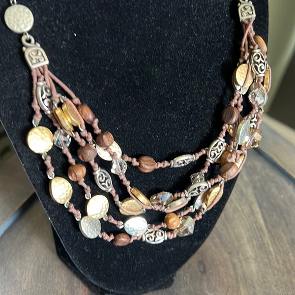 1 hour sale. Brighton, multi-layered necklace; sparkle and shimmer, stunning - Picture 2 of 7